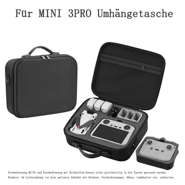 Drone-laukku kova kotelo DJI Mini 3 Pro:lle, sopii DJI RC:lle