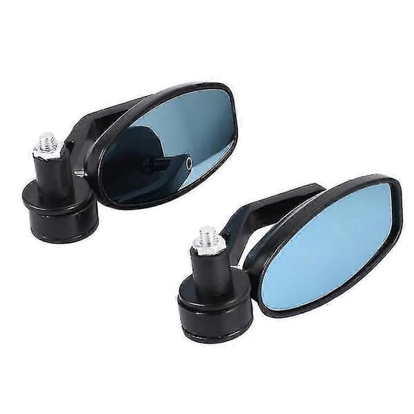 Motorsykkel Bakspeil - Ommontasje Speil - Svart - 22mm
