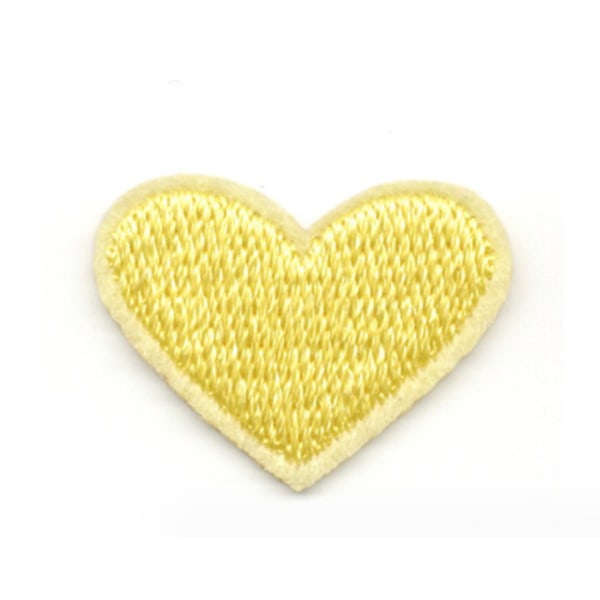 22 stk. Kjærlighet Broderi Stryke-på Lapp 2,2x2 cm, Broderi Stik