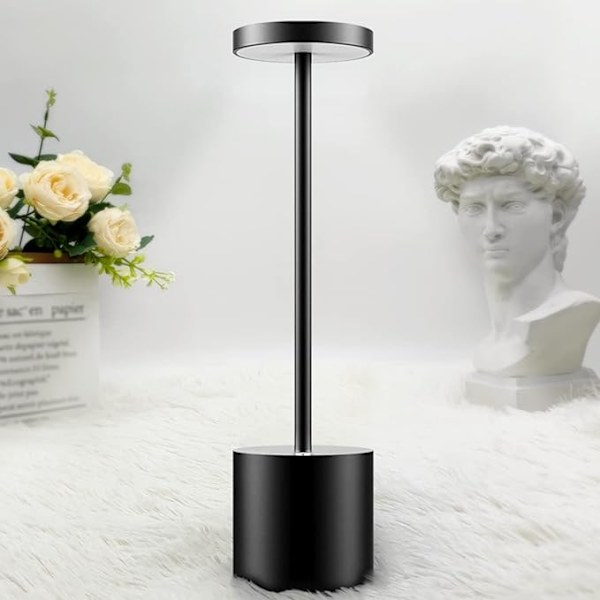 Laderbar Trådløs Bordlampe, 1800mAh USB Ladingsdesign Meta