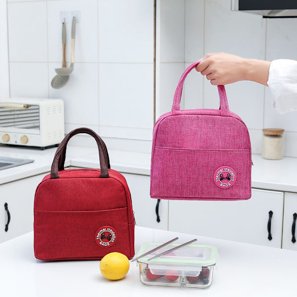 Isolerad Lunchbox Kylbox Kylväska Bärbar Väska Po