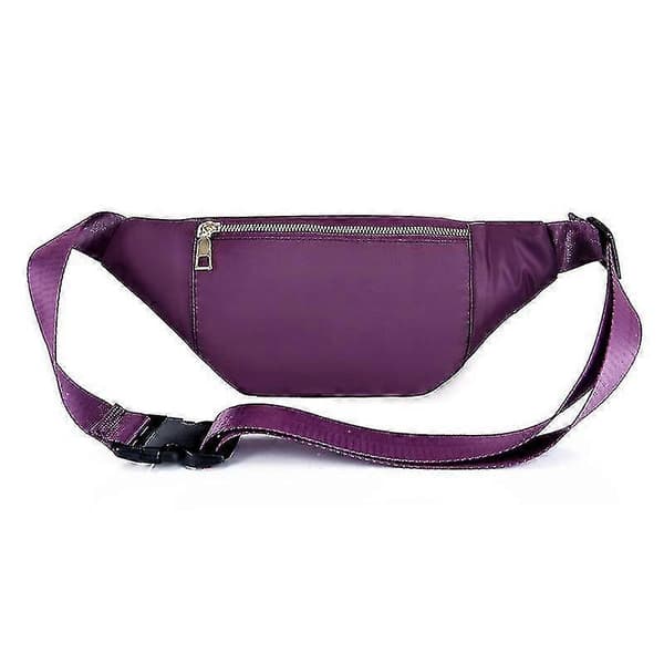 Fanny Pack til Kvinder - Vandtæt Taljetaske Mode Rejse Letvægts Brysttasker Med 3 Lynlåslommer