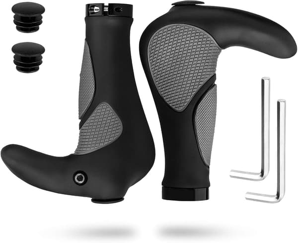 Pyörän ohjaustangon kahvat Ergonomiset MTB Maastopyörä Pyöräilijälle L:ltä