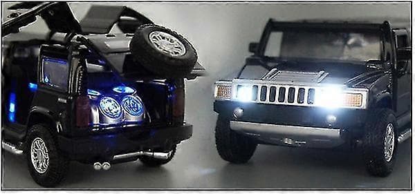 Hög Simulation 1:32 Legering Hummer Lyxbil Dra Tillbaka Leksaksbil red