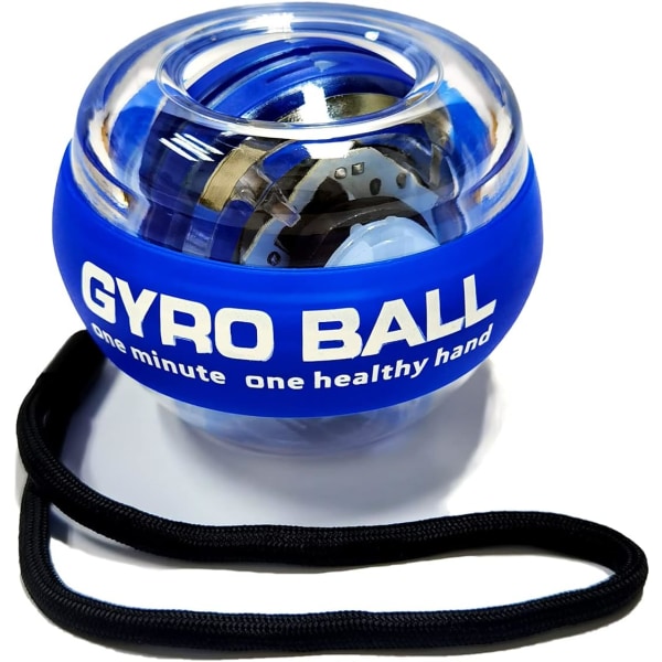 Autostartande Power Gyroboll, Metallboll i Centrum, Självlysande Hand