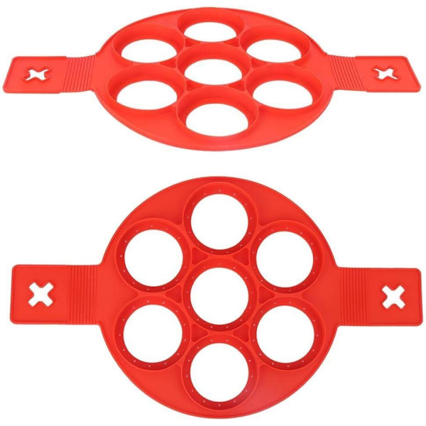 Pankekageform, Silikon Pankekageform, Silikon Pankekageform, 2 stk