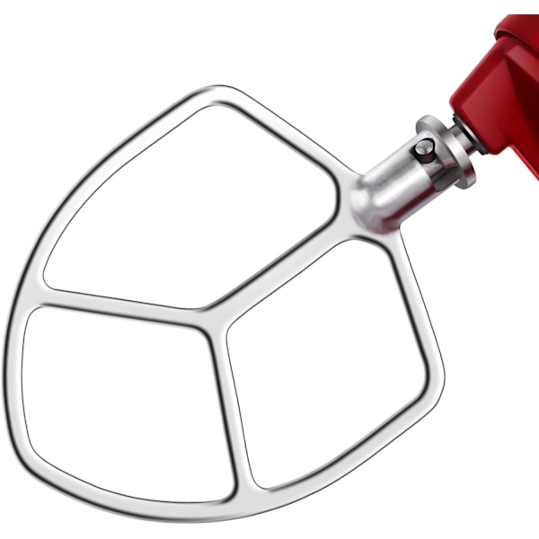 ##/Platt visp i rostfritt stål för KitchenAid 5 & 6-kvarts##/