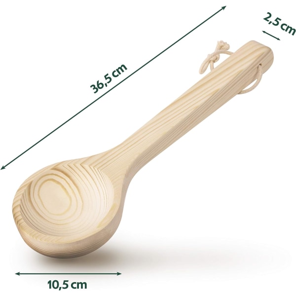 Högkvalitativ Tallträ Saunasked - Infusionssked, Sked - Saun