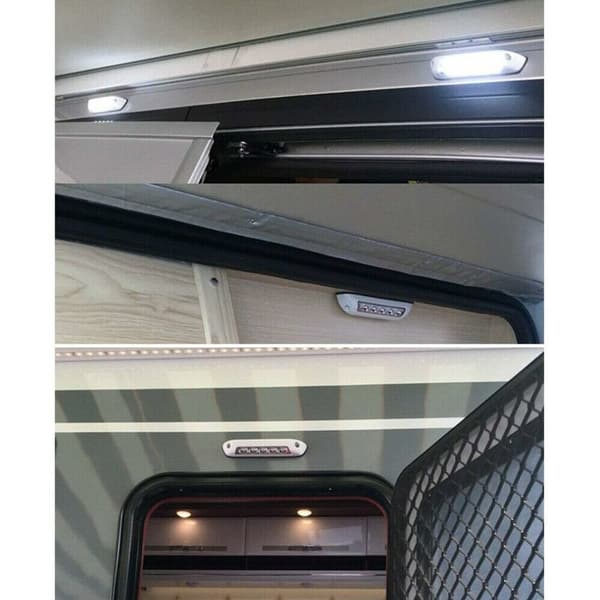 Veranda Lys 12V LED Vanntett Bobil Vegglys Dørlampe Bar