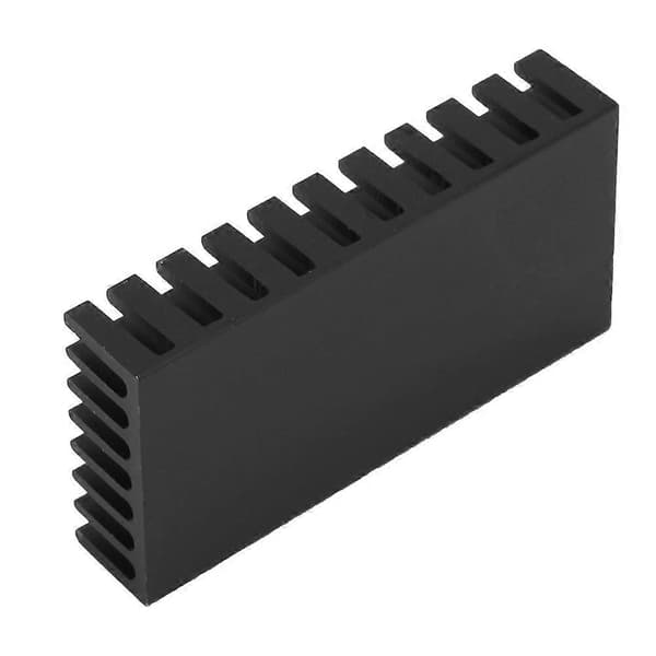 5 stk. P25*10*50-B Aluminium Køleplade Kølefinne til CPU Elektronisk Chip 50*25*10mm