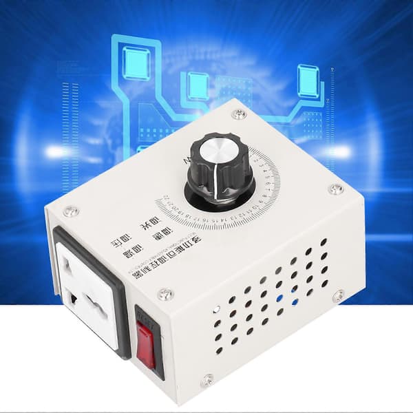 4000W SCR Spændingsregulator Lysdæmper Høj Effekt Elektronisk Tyristor Controller AC110/220V EU Stik