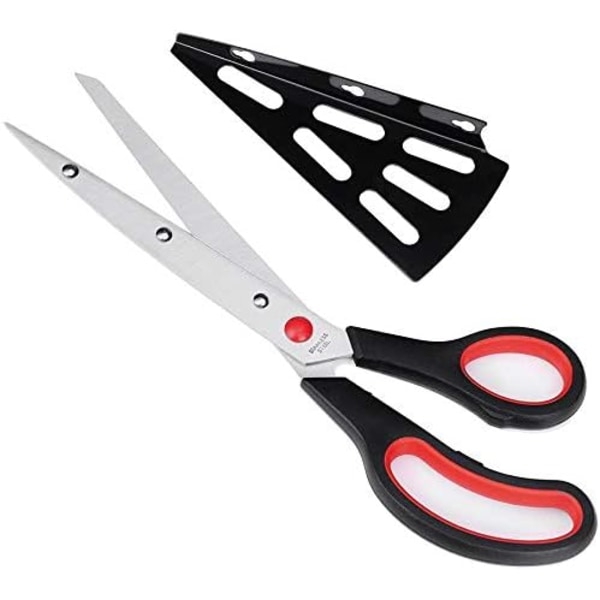 ##/28cm Pizzaskjærer i rustfritt stål, kjøkkensaks med##/