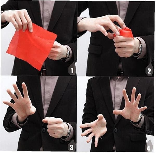 Sjal Forsvindende Finger Simulation Magic Rekvisit