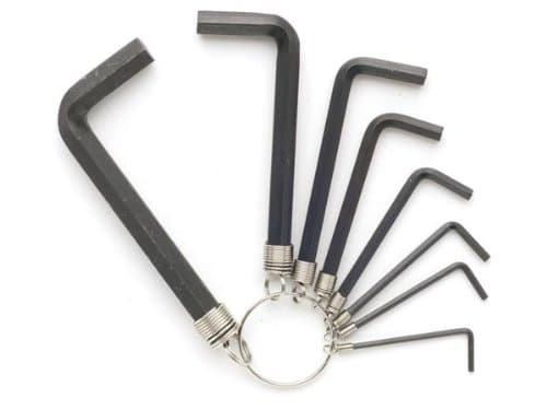 Allen-nøkkel, Størrelse 1,5 mm - 6 mm (Pakke med 8)