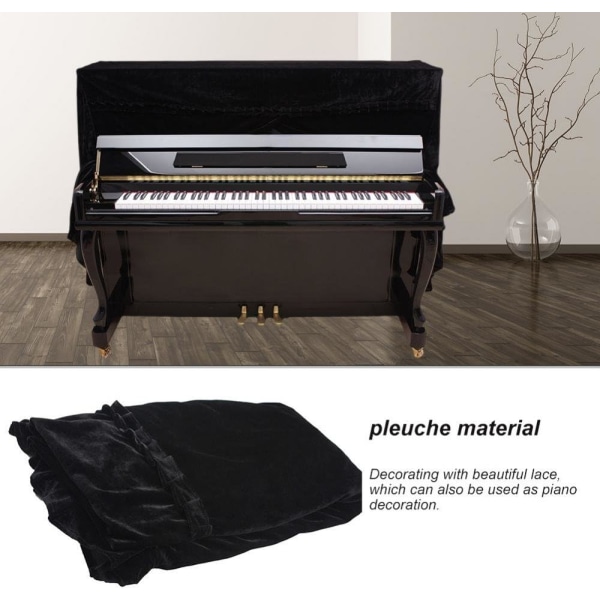 Grand Piano Cover Velvet Piano Cover Full Piano Cover Stoff Ple