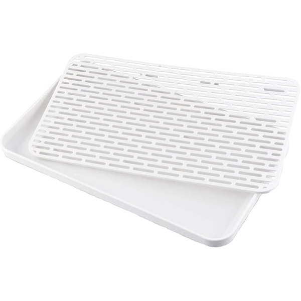 30*17.5cm Oppvaskstativ, Oppvaskstativmatte, Dryppbrett Holder, T