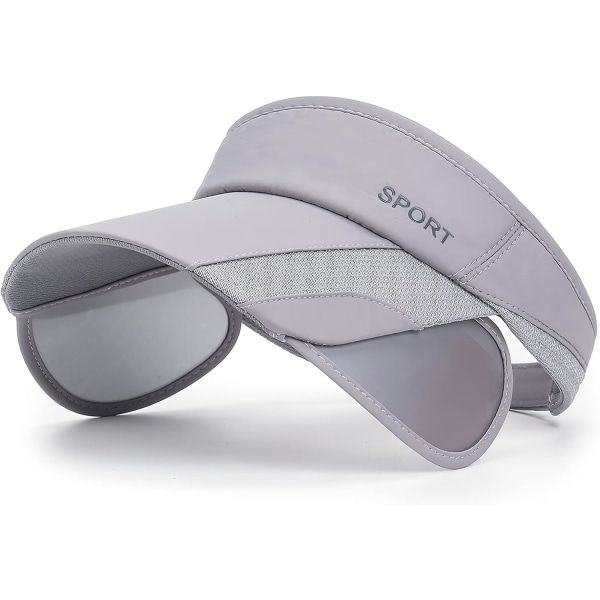 Dame Visor, Åndbar Anti-UV Visor Kasketter med Tilbageklappelig B