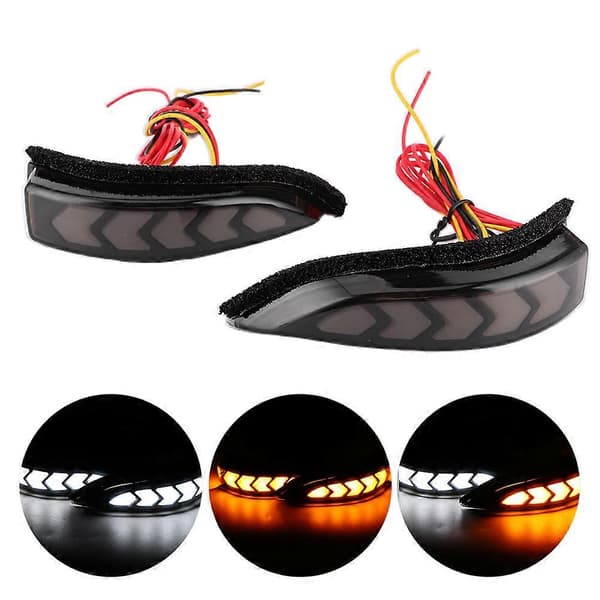 LED Blinklys Sidespejl Lys Dynamisk Flydende Indikator 81740?52050 Passer til Corolla Camry Avalon Yaris Røget Glas