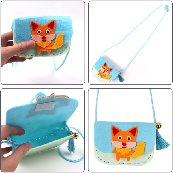 Sysett for barn (Blue Fox), DIY-sett for små jenter, non-Wov
