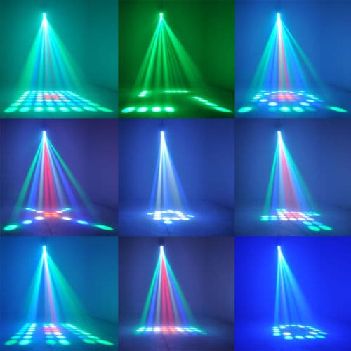 Scene Lampe RGBW 64 Led Billedprojektor Lille Luftskib Lys Voic