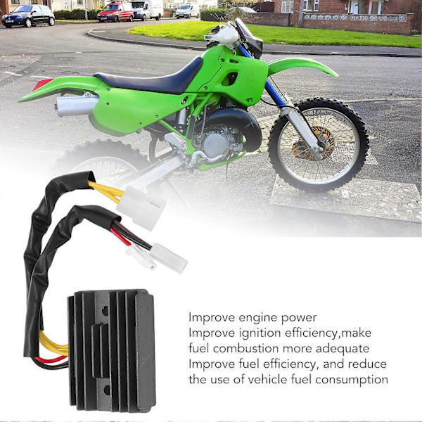 Spændingsregulator 21066?1075 Spændingsreguleret ensretter til KDX250 KDX250SR E1?E2