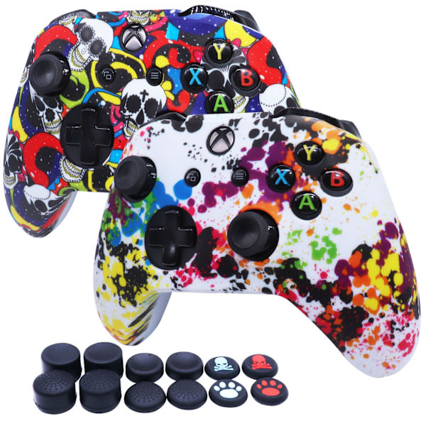 Ny kamouflageärm silikonfodral gamepad kamouflage silikon