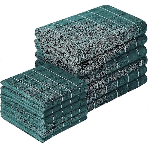 Mikrofiber Køkkenhåndklæde Sæt, Fnugfri, Ideel til Tørring af Service
