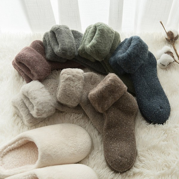 ##/Sockor (1 par) mysiga & varma ull hjälper mot kalla fötter##/