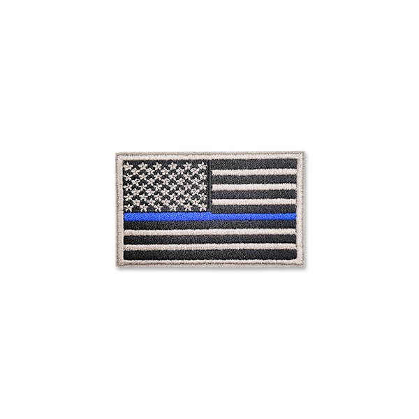 18 broderede strygemærker med amerikanske flagmotiver