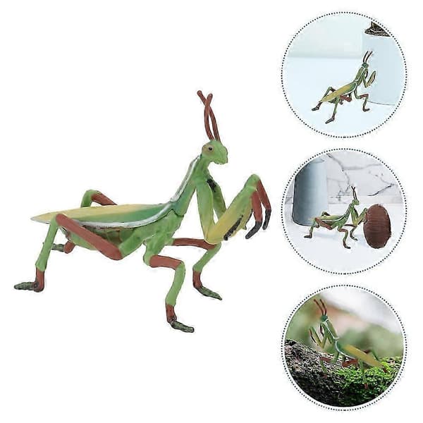 1 stk. Mantis Figur Plast Mantis Modell Realistisk Insekt Modell Leketøy for Barn