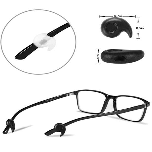 ##/Glastillbehör halkfria fodral för glasögon##/