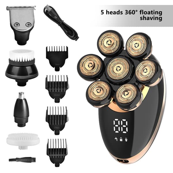 Elektrisk kropsshaver 5 i 1 elektrisk shaver våd og tør shaver