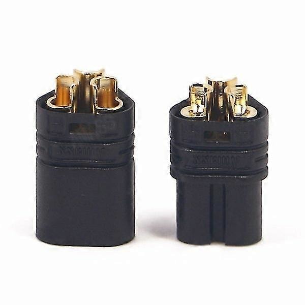 Amass MT60 Tre-hullers Stikforbindelse Sort Han & Hun 1 Par