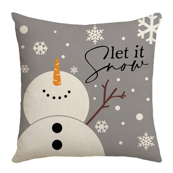 ##/Jouluisten tyynynpäällisten setti 4 kpl, 45x45cm, harmaa sarja, neliö##/