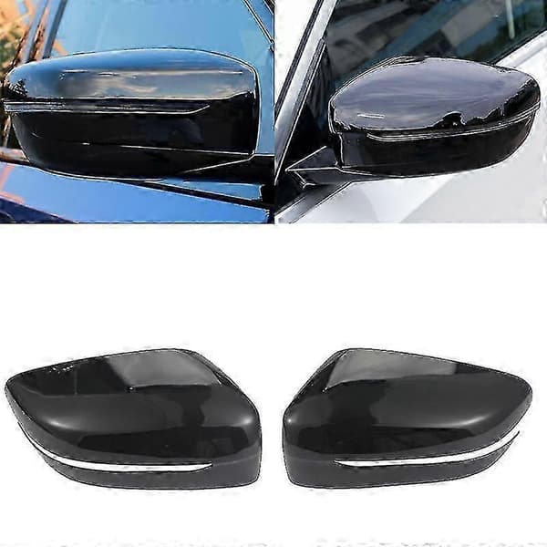 Gloss Sort Bil Bakspeildeksel Sidespeilkappe For- 3-serie G20 G21 G28 2019 2020 2021