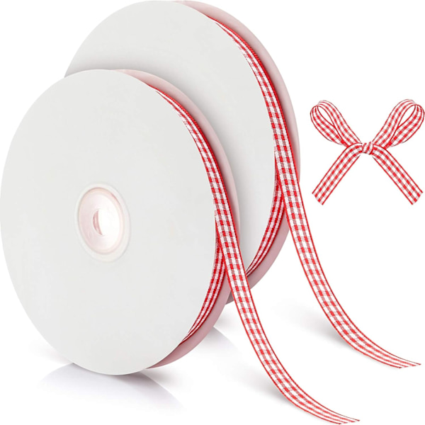 100 Yards Gingham Band 3/8 Tum Bred Craft Band Rutiga Craft
