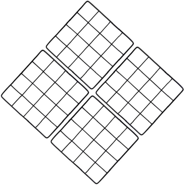 Multifunktionell Metallnät Set med 2 Grid Vägg Grid Väggdekor Hängande