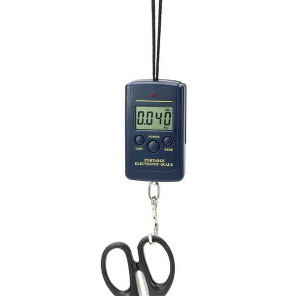 Digital Elektronisk Vektskål for Bagasje, Koffert, Fisk - 40 kg, 10 g