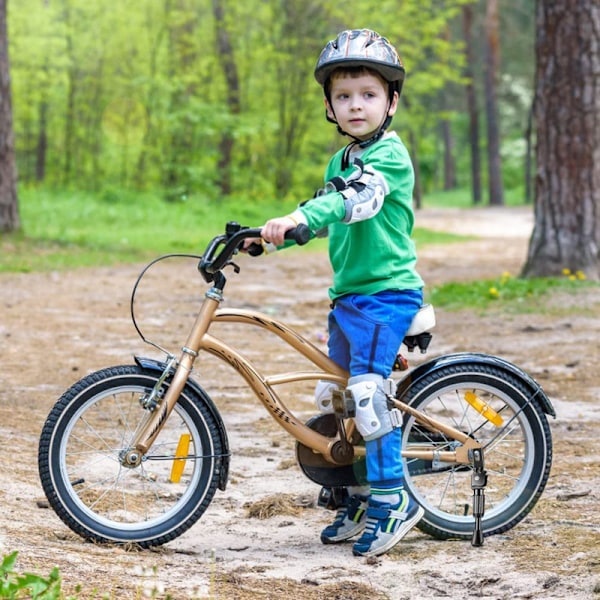 ##/14 Tums Cykelstöd Barn Aluminium Cykelstöd Universal Cykelställ Enkelsidig Cykelstöd för Barncykel##/