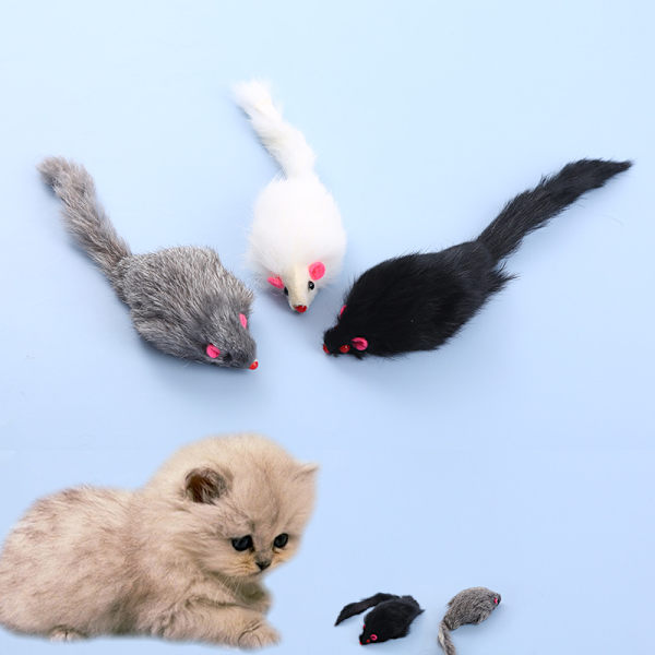 ##/9-pack Leksaksmöss med Klocka och Kattmynta för Medelstora Raser##/