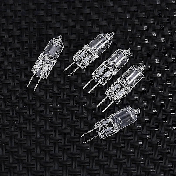 5 stk. 10W 12V 2900K G4 Base Bi-Pin Krystallampe Halogenpærer til Skabsbelysning Spotlight