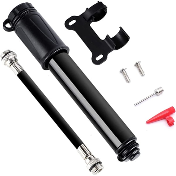 Bicycle Pump, Mini Portable Hand Bike Pump,100PSI Aluminum Alloy