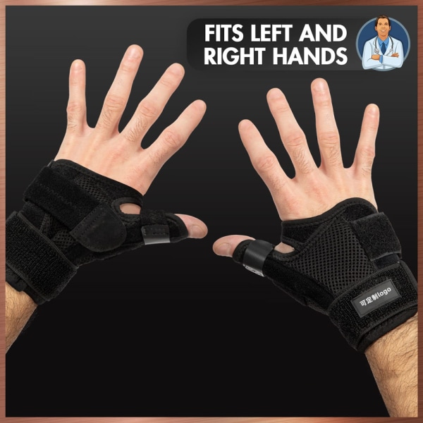 Tumskena, tumstag för höger och vänster hand - för artrit,