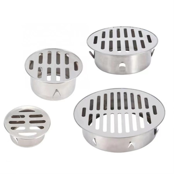 ##/Ø110mm (201) Avtagbar Rostfritt Stål Avloppsskydd - Duschavloppslock - Anti-Igentäppning - Utomhus - Balkong Innergård##/