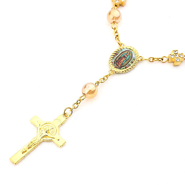 Bilsrosary för backspegel, 2 stycken bilbackspegelhängande kors