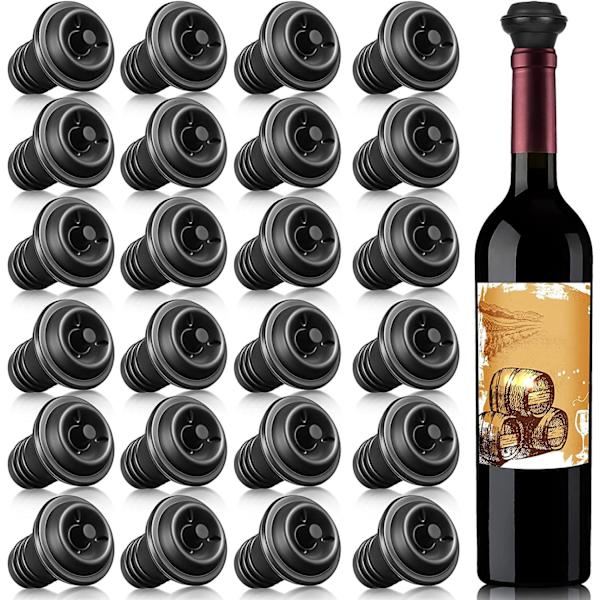 ##/24 Stopper til Vinflasker Vinstop Propper Fjerner Luft fra Åben Flaske Holder Vin Frisk Genanvendelig Vintilbehør##/