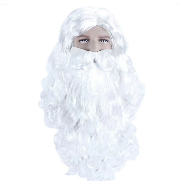 Julenisse skjegg parykk