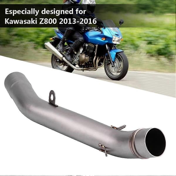 Motorcykel Udstødning Mellemrør Link Tilslutning til Kawasaki Z800 2013-2016