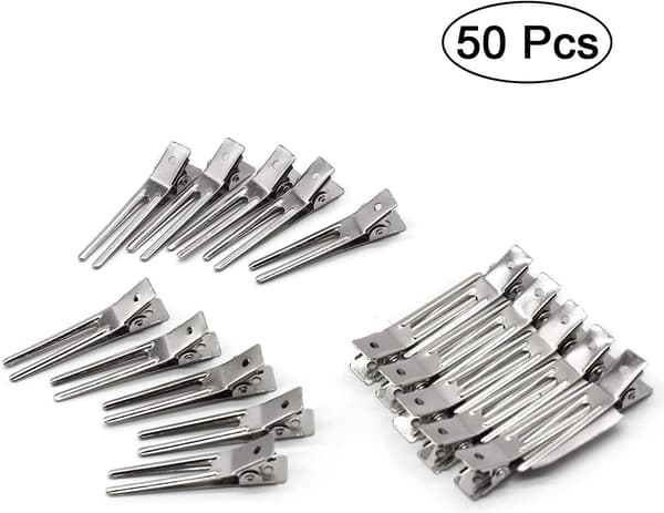 ##/50 st Hårfrisör Dubbla Tångar Lockiga Klipp, 1,8 tum Lockig Inställning##/