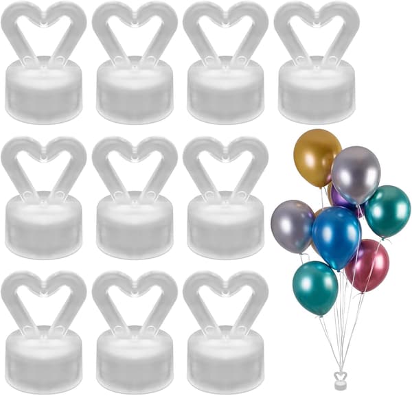 10 Ballongvekter for Helium, Plastballongvekter, Helium Ba